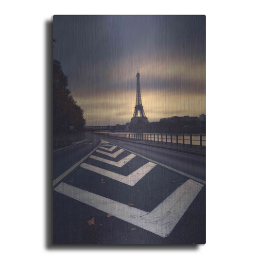 Luxe Metal Art 'Eiffel Tower' by Sebastien Lory, Metal Wall Art