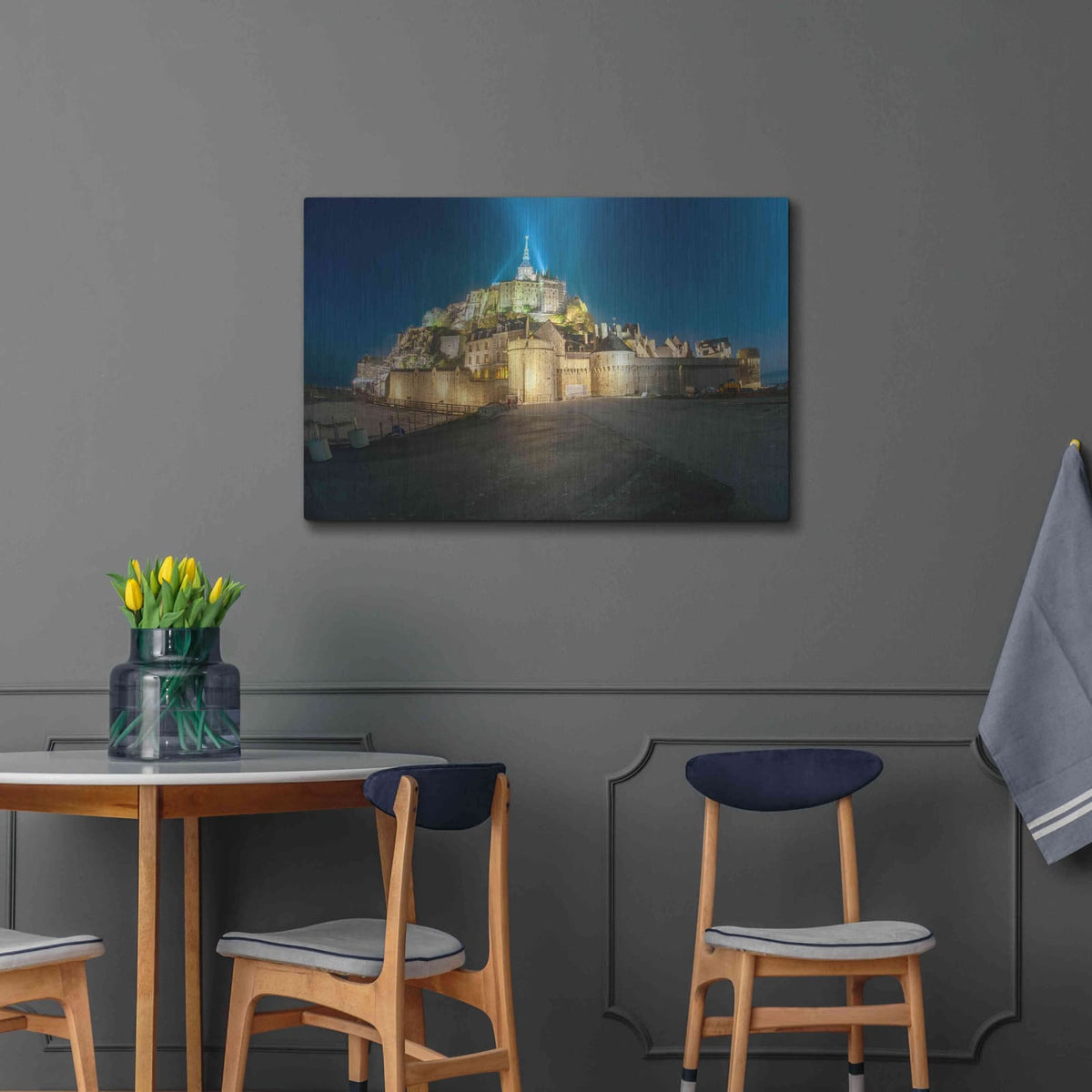 'Castle Lights' by Sebastien Lory – Metal Wall Art, 36x24 room view