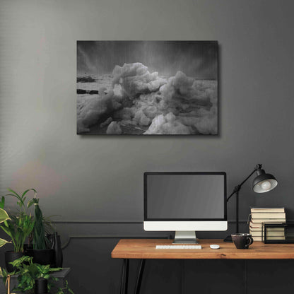 Luxe Metal Art 'Land Clouds' by Sebastien Lory, Metal Wall Art,36x24