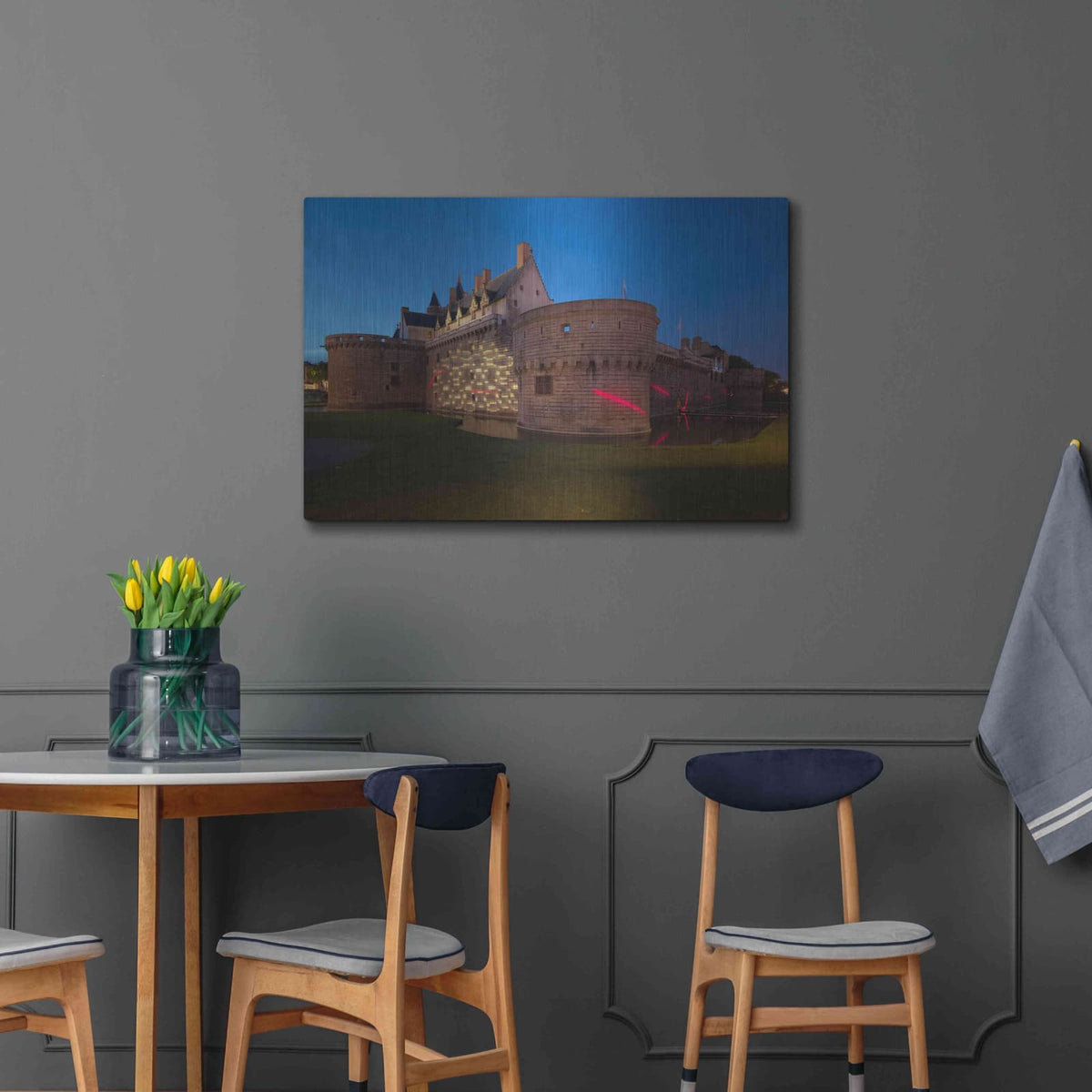 'Behind the Castle' by Sebastien Lory – Metal Wall Art, 36x24 room view