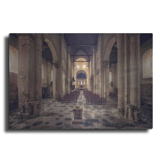 Luxe Metal Art 'Inside the Church' by Sebastien Lory, Metal Wall Art