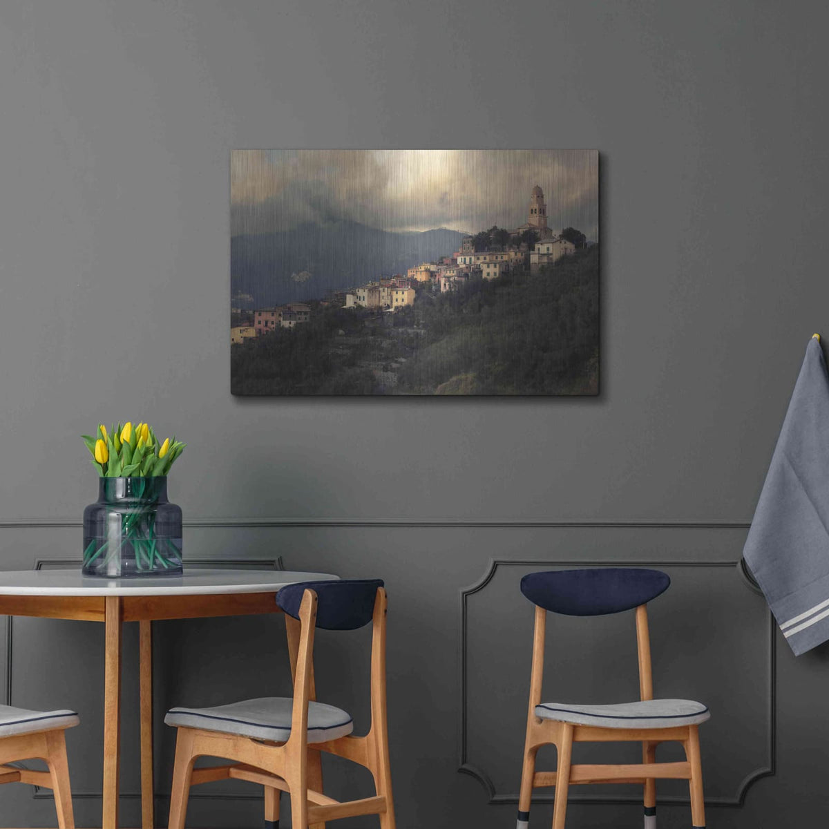 'Church' by Sebastien Lory – Metal Wall Art, 36x24 room view