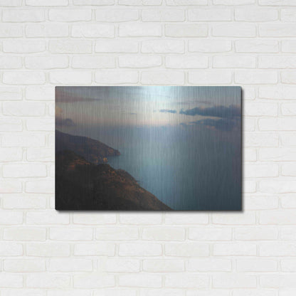 Luxe Metal Art 'Ocean Views' by Sebastien Lory, Metal Wall Art,36x24