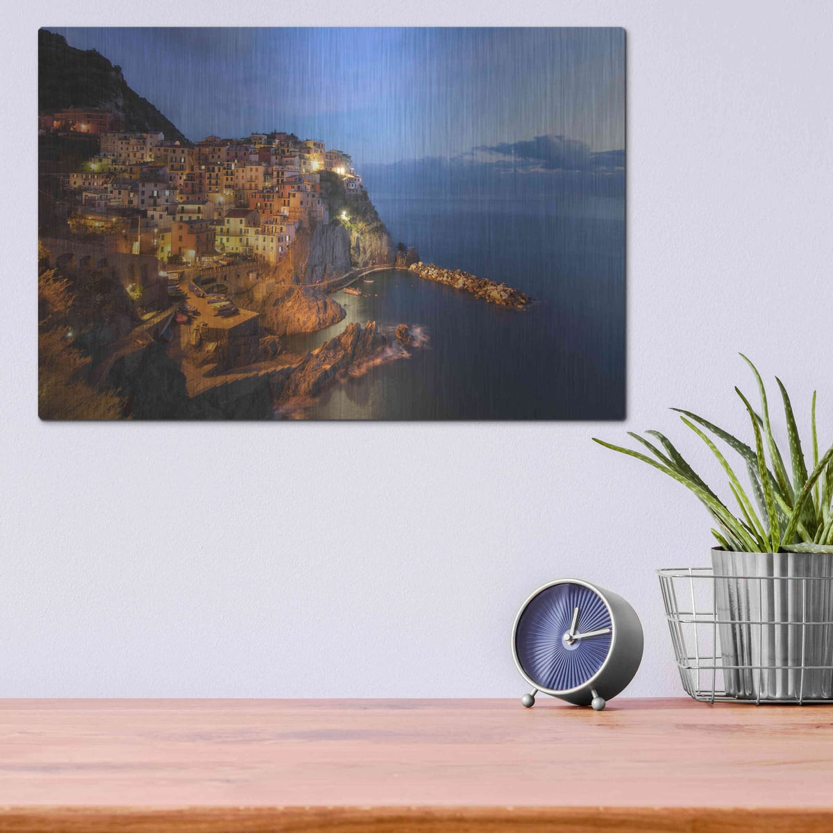'Magestic Night' by Sebastien Lory – Metal Wall Art, 16x12 room view