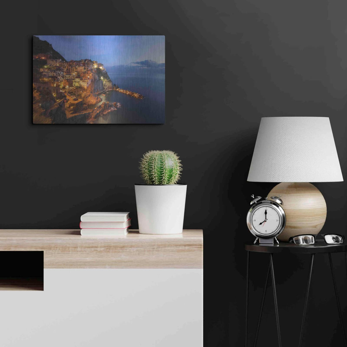 'Magestic Night' by Sebastien Lory – Metal Wall Art, 24x16 room view