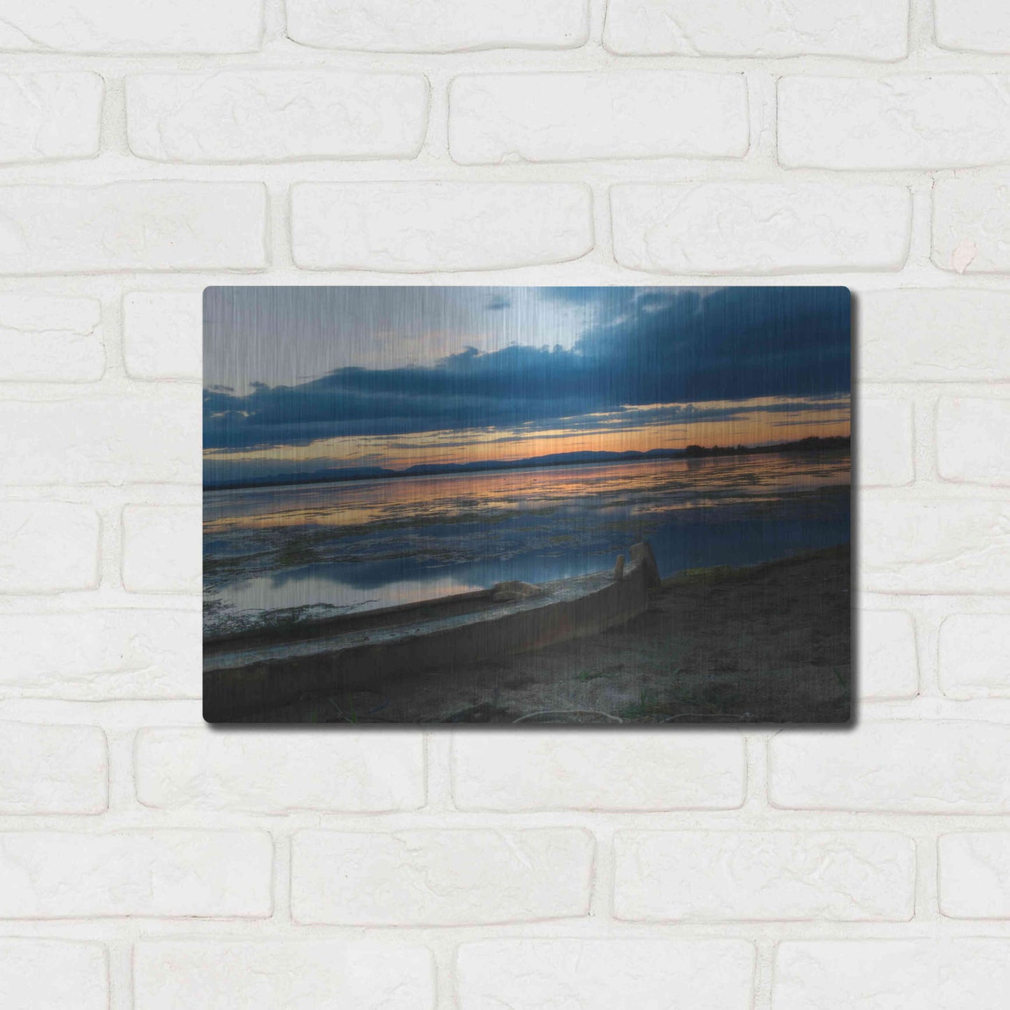 Luxe Metal Art 'Complementary colors in Nature' by Sebastien Lory, Metal Wall Art,16x12