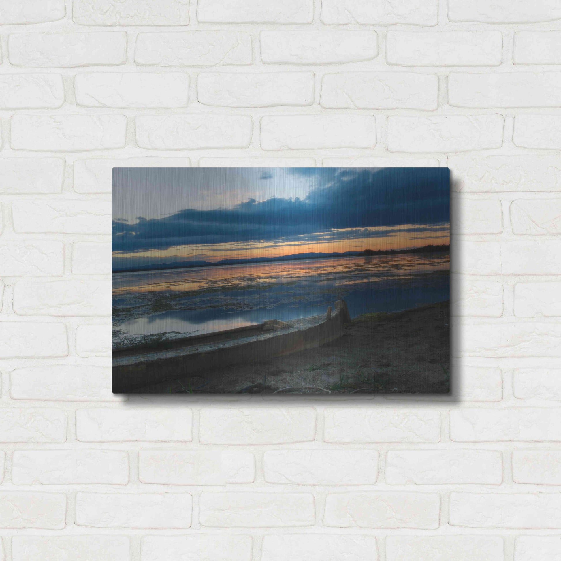 Luxe Metal Art 'Complementary colors in Nature' by Sebastien Lory, Metal Wall Art,24x16