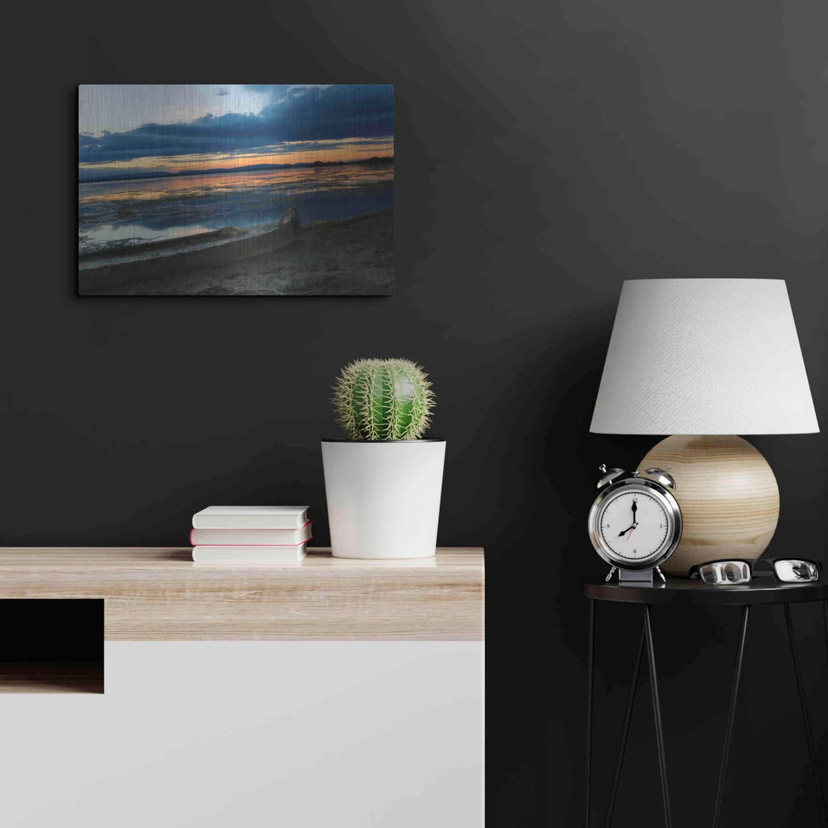 'Complementary colors in Nature' by Sebastien Lory – Metal Wall Art, 24x16 room view
