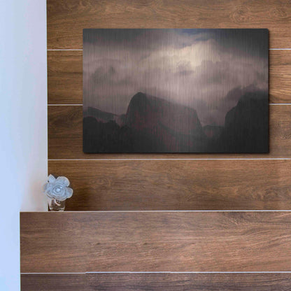 Luxe Metal Art 'In Clouds' by Sebastien Lory, Metal Wall Art,16x12