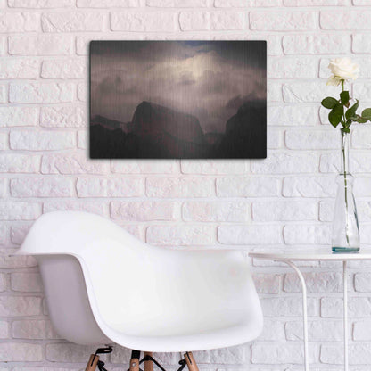 Luxe Metal Art 'In Clouds' by Sebastien Lory, Metal Wall Art,24x16