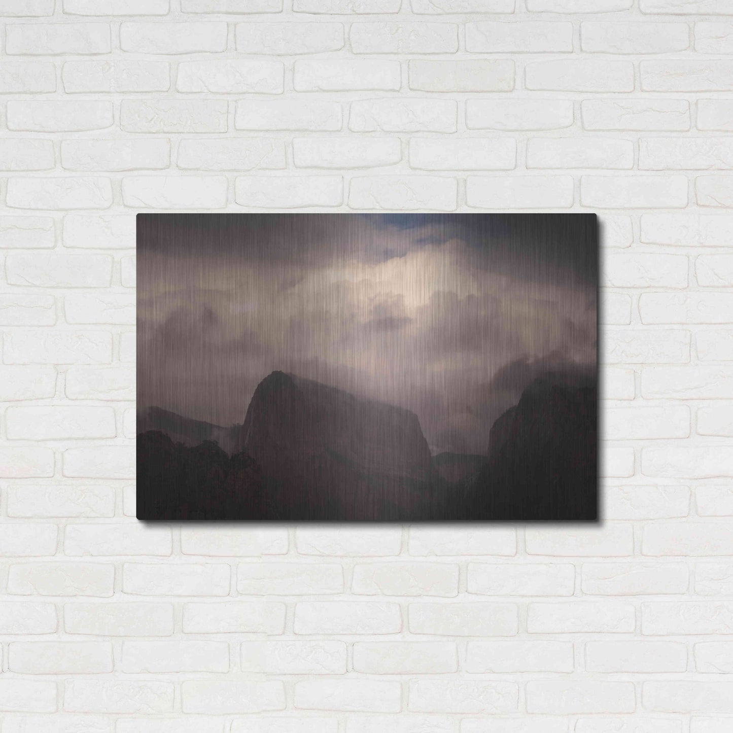 Luxe Metal Art 'In Clouds' by Sebastien Lory, Metal Wall Art,36x24