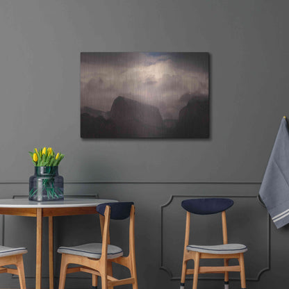 Luxe Metal Art 'In Clouds' by Sebastien Lory, Metal Wall Art,36x24