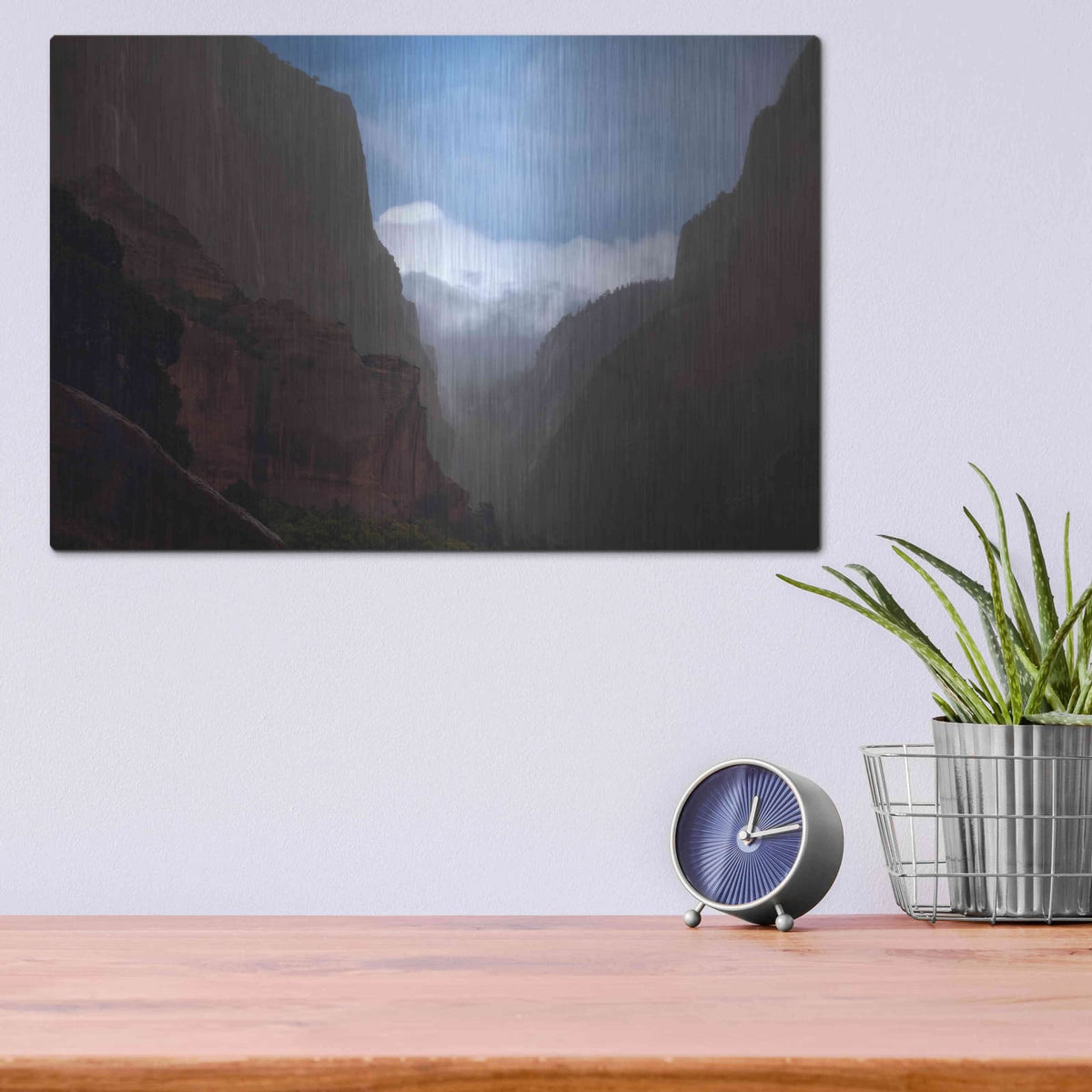 'Mistery Canyon I' by Sebastien Lory – Metal Wall Art, 16x12 room view