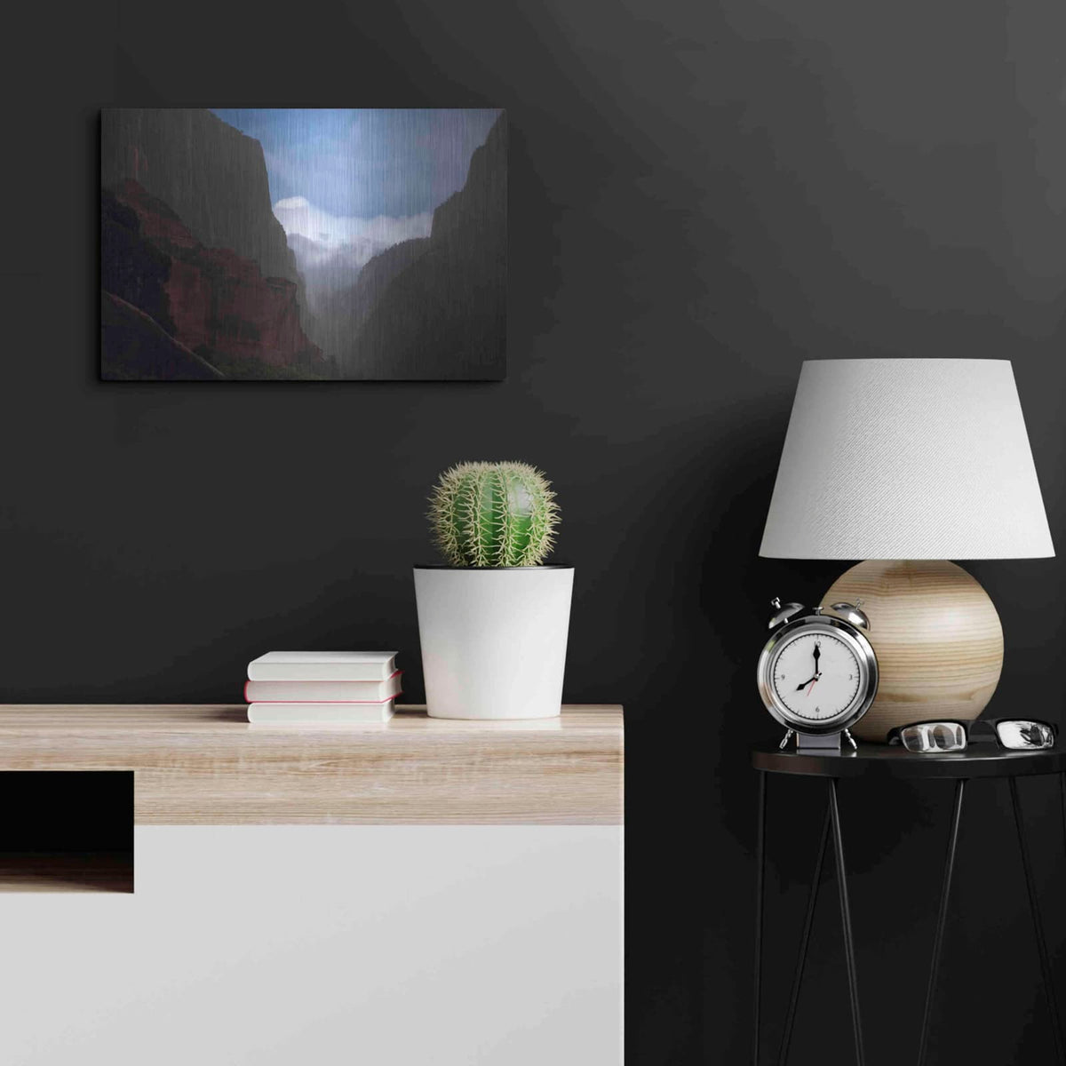 'Mistery Canyon I' by Sebastien Lory – Metal Wall Art, 24x16 room view