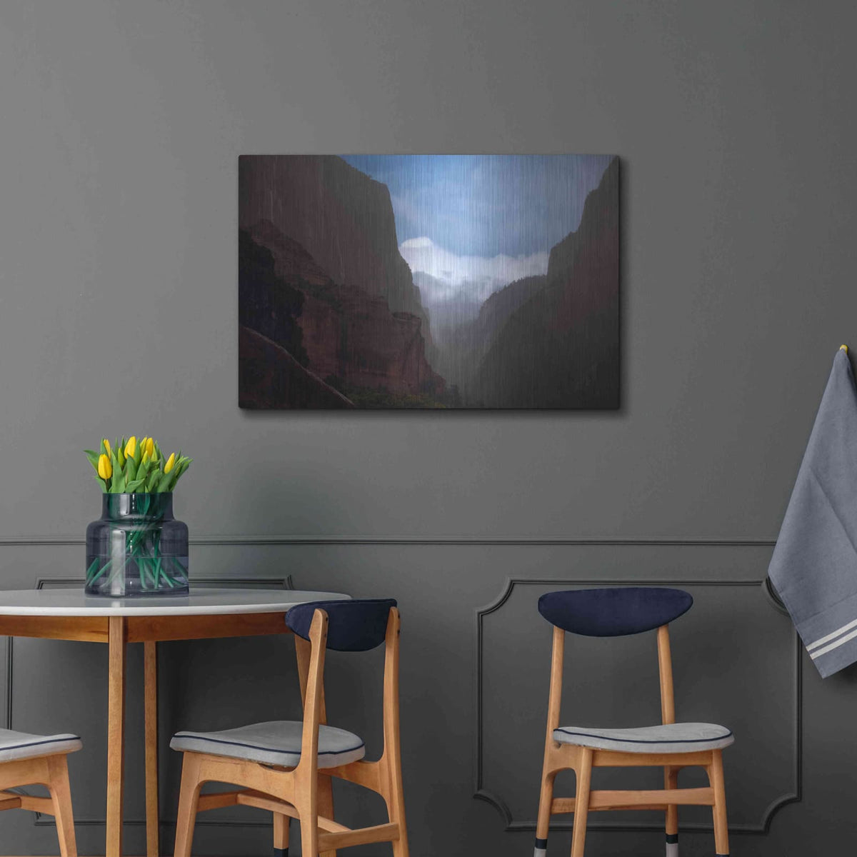'Mistery Canyon I' by Sebastien Lory – Metal Wall Art, 36x24 room view