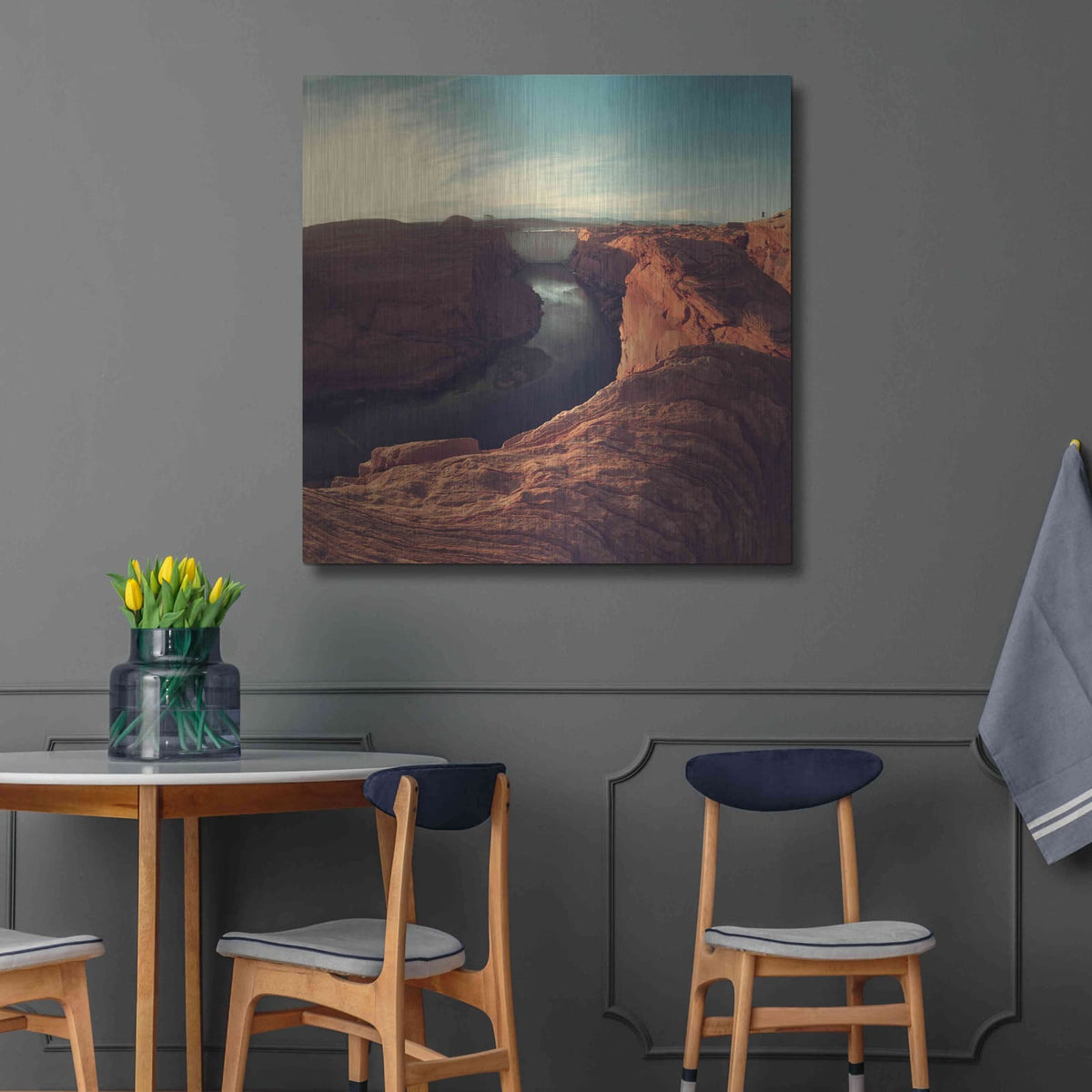 'Mistery Canyon II' by Sebastien Lory – Metal Wall Art, 36x36 room view