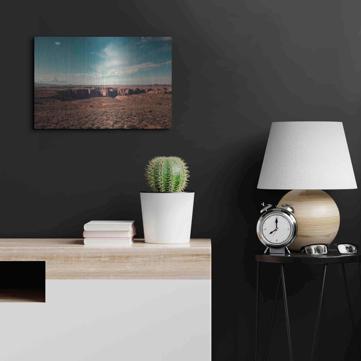 'Mistery Canyon IV' by Sebastien Lory – Metal Wall Art, 24x16 room view