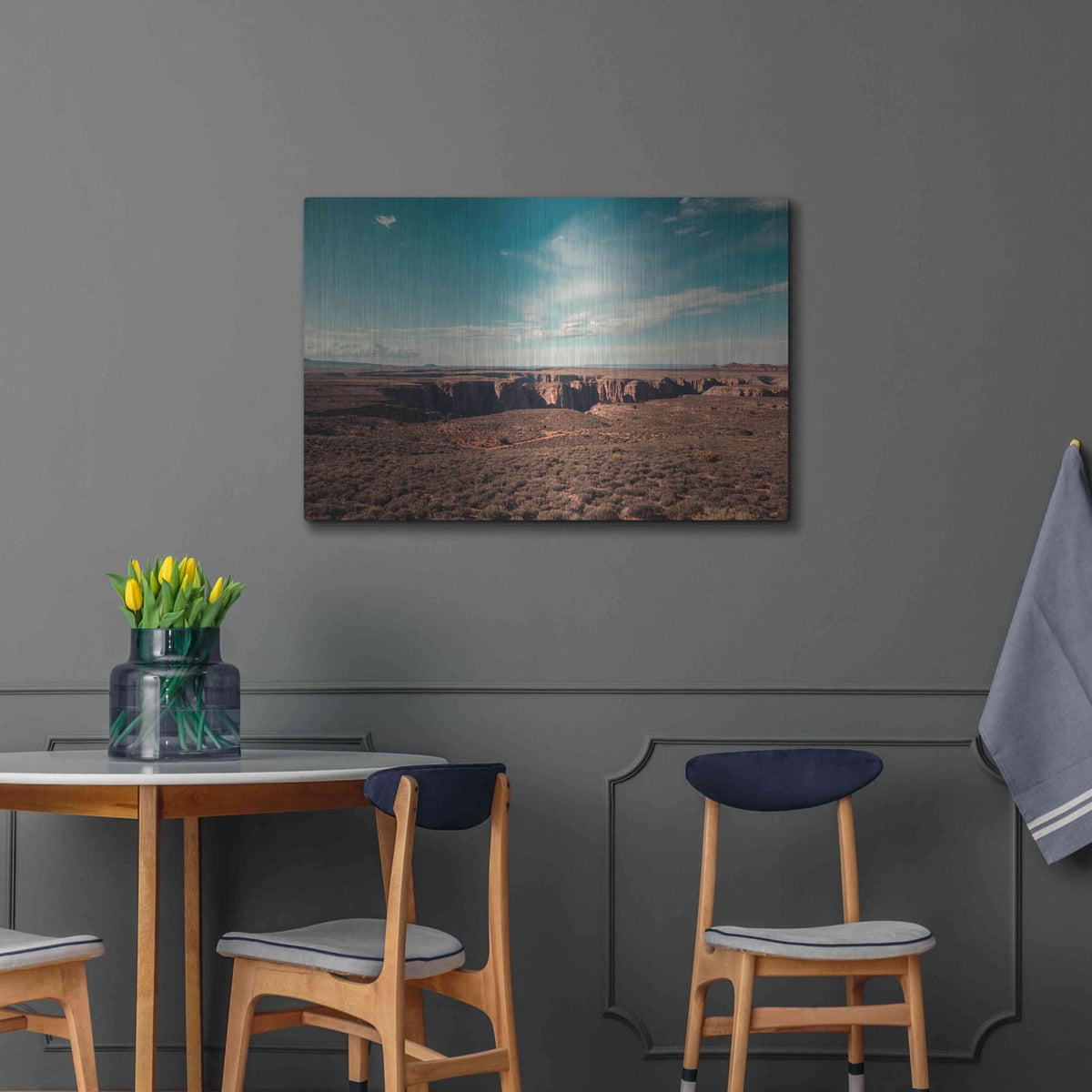 'Mistery Canyon IV' by Sebastien Lory – Metal Wall Art, 36x24 room view