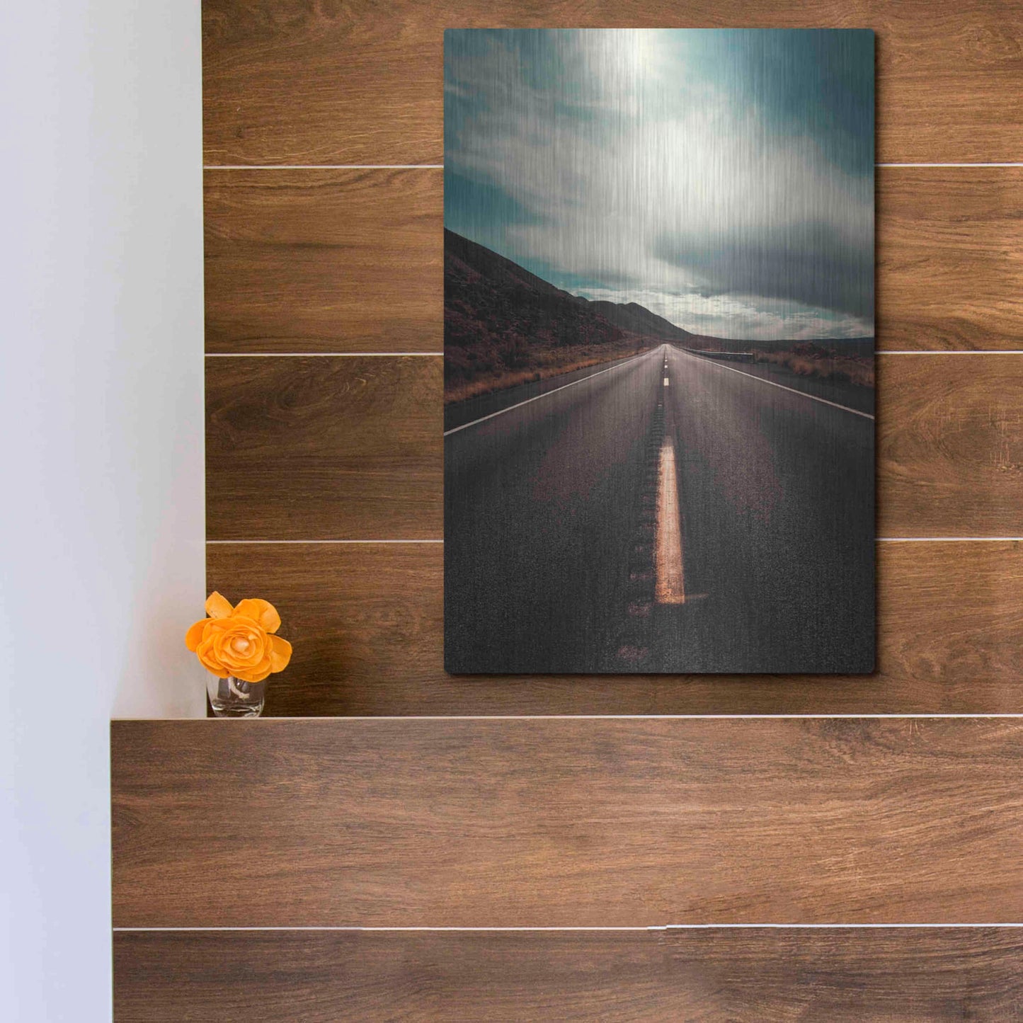 Luxe Metal Art 'Travel Utah Vertical' by Sebastien Lory, Metal Wall Art,12x16