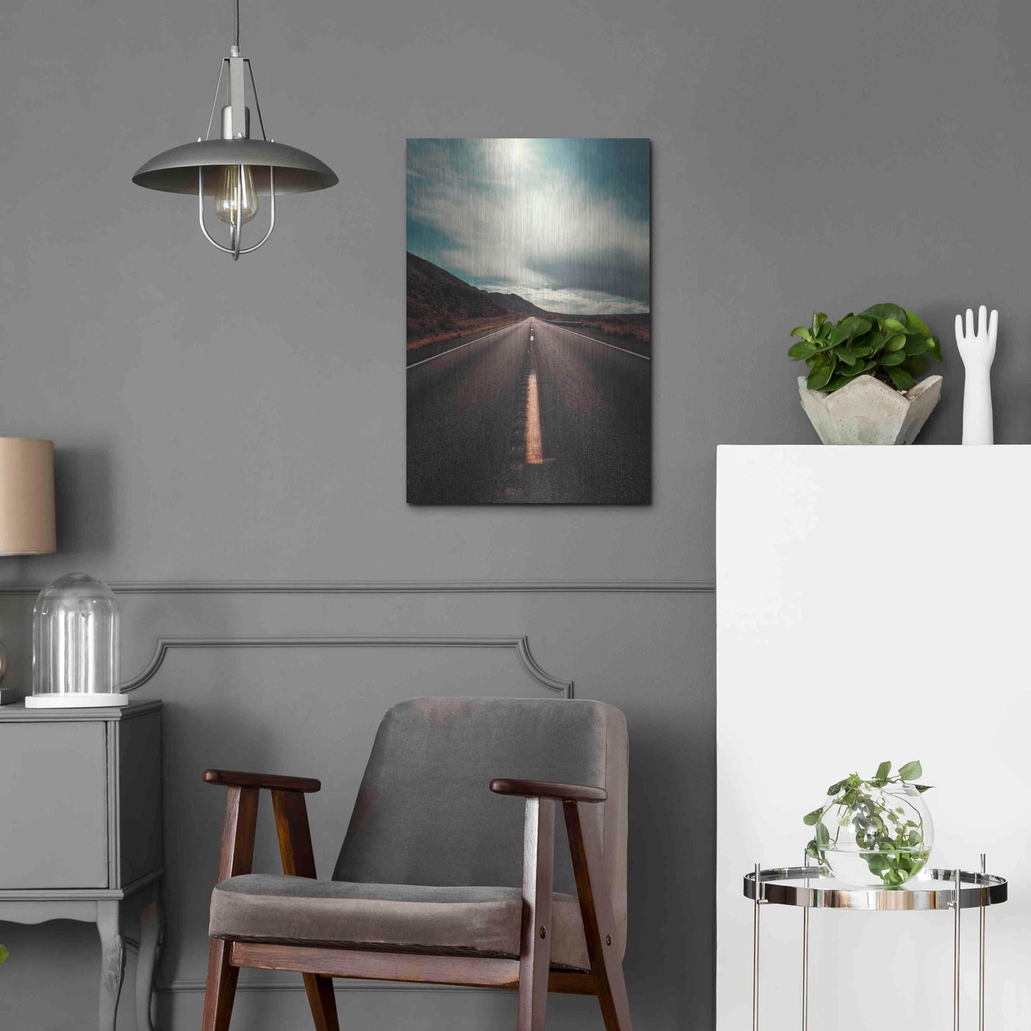 Luxe Metal Art 'Travel Utah Vertical' by Sebastien Lory, Metal Wall Art,16x24