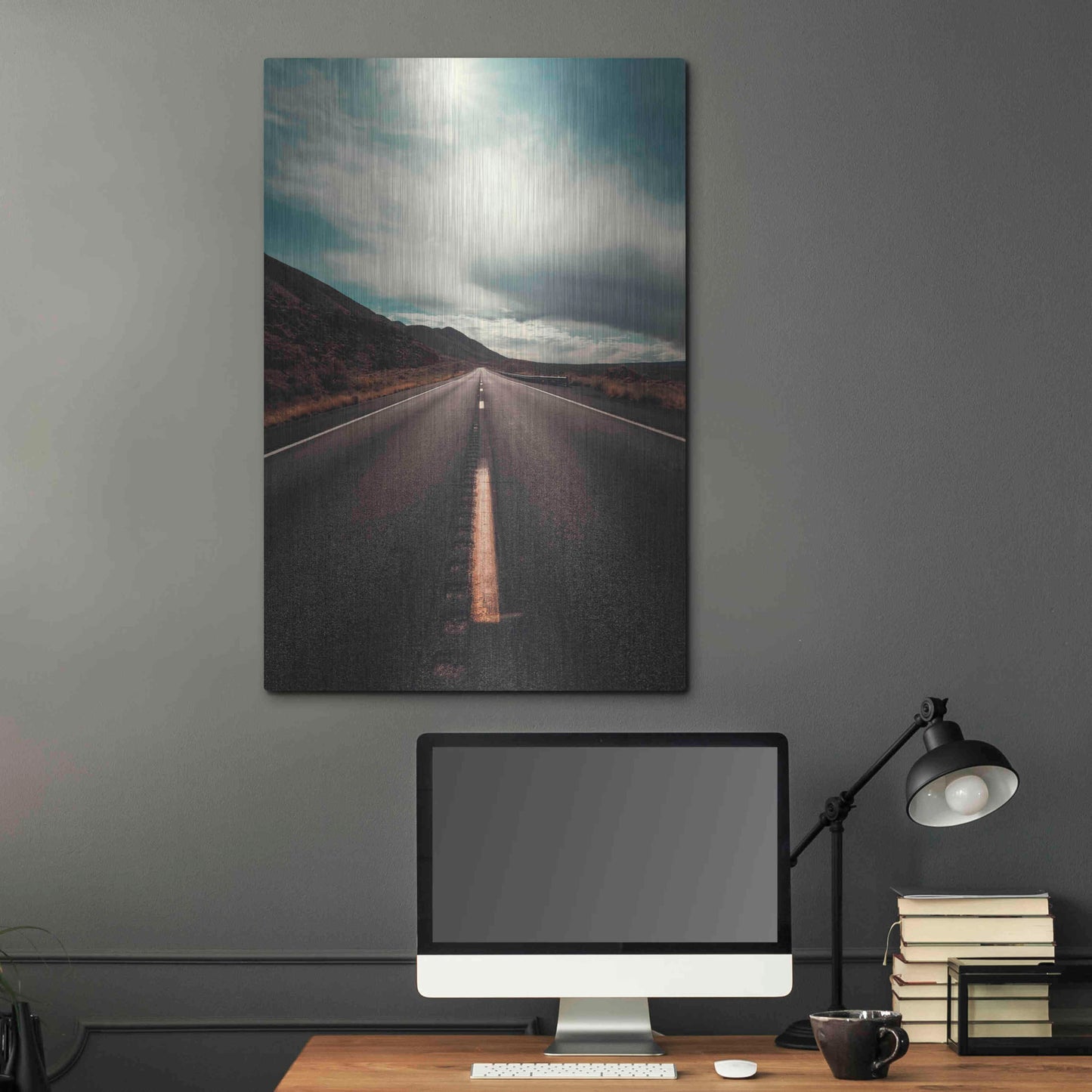 Luxe Metal Art 'Travel Utah Vertical' by Sebastien Lory, Metal Wall Art,24x36