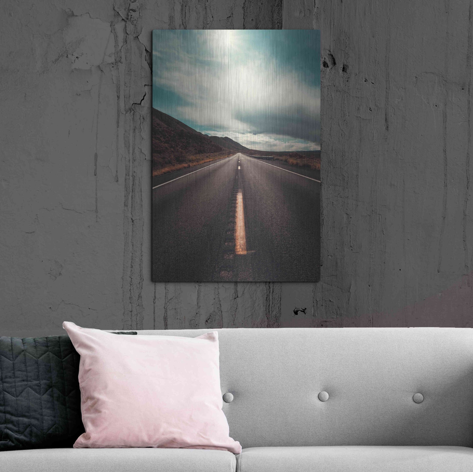 Luxe Metal Art 'Travel Utah Vertical' by Sebastien Lory, Metal Wall Art,24x36