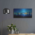 'Night of the City' by David Manlove – Metal Wall Art, 24x12 room view