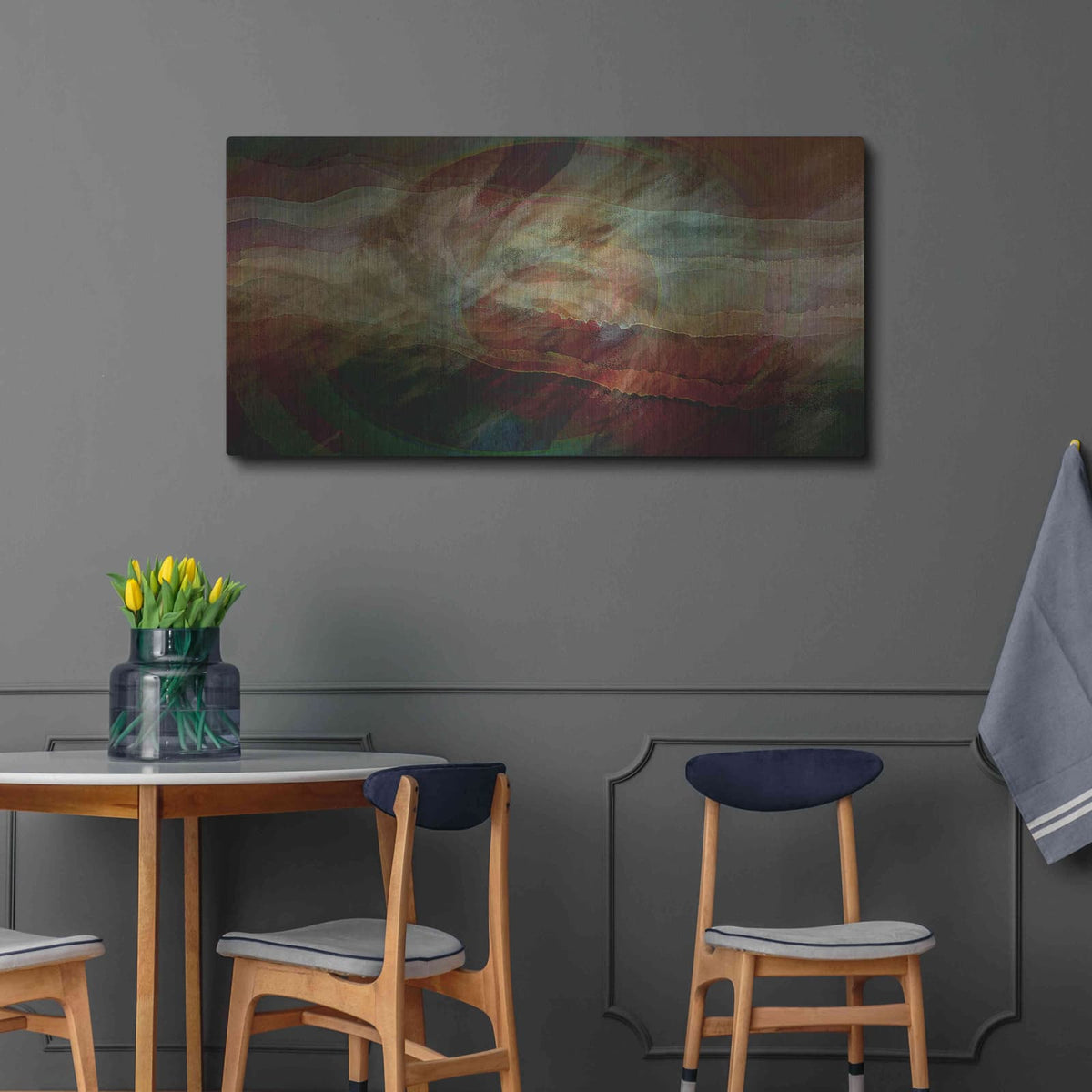 'Aurora Nebula 1' by David Manlove – Metal Wall Art, 48x24 room view