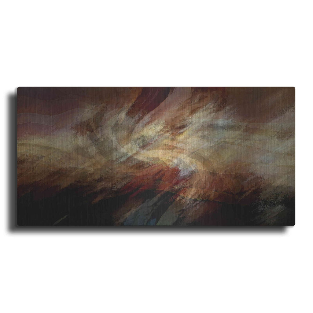 'Crimson Fire VI' by David Manlove – Metal Wall Art