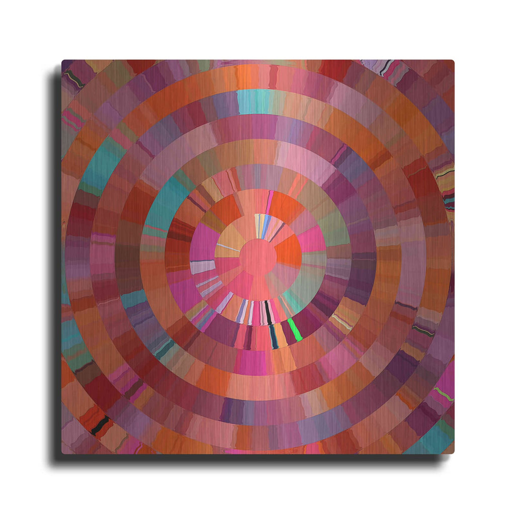 'Coral Radial 1' by David Manlove – Metal Wall Art