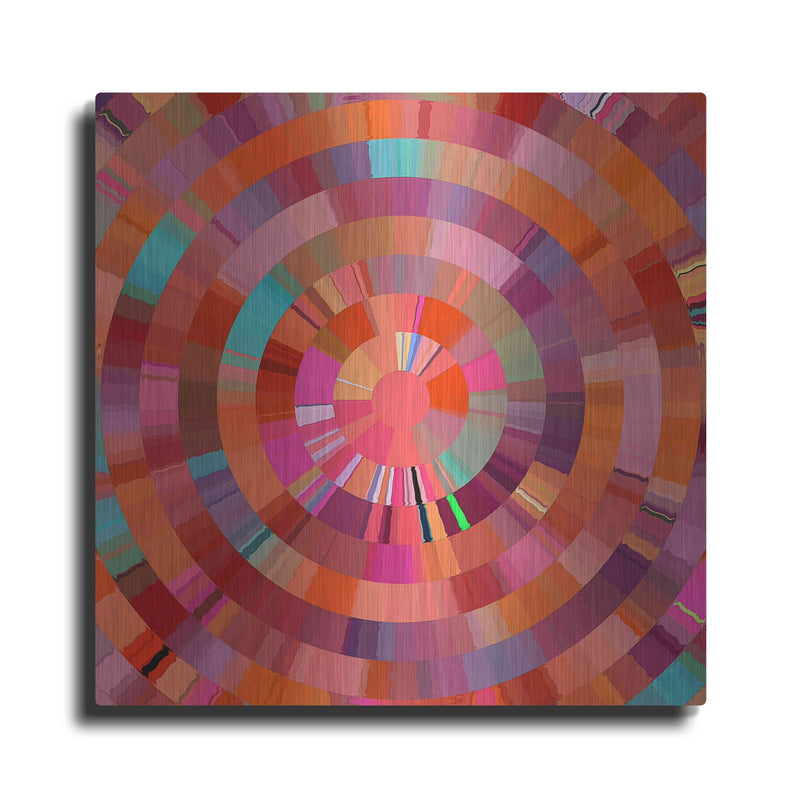 'Coral Radial 1' by David Manlove – Metal Wall Art