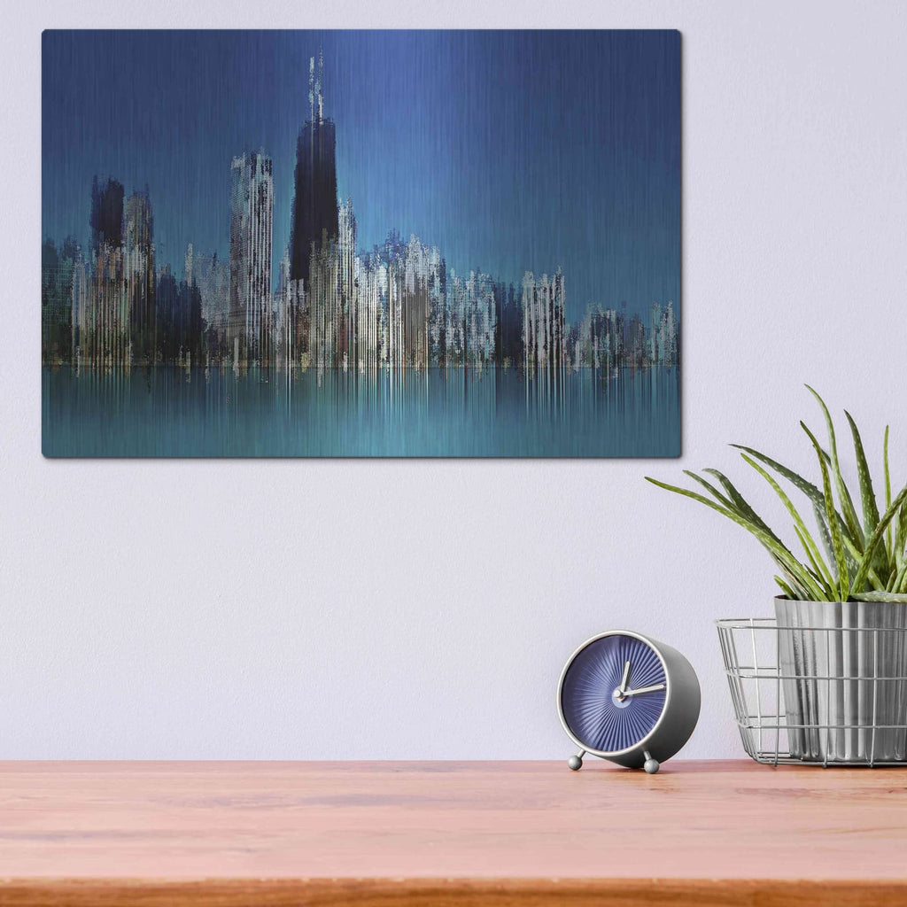 'Hancock' by David Manlove – Metal Wall Art, 16x12 room view
