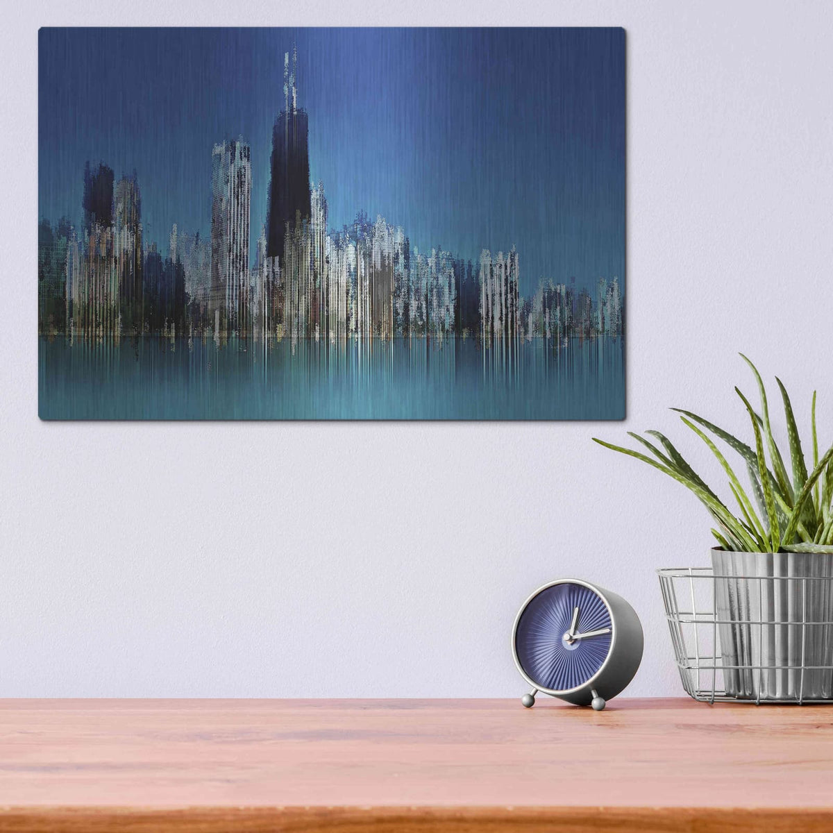 'Hancock' by David Manlove – Metal Wall Art, 16x12 room view