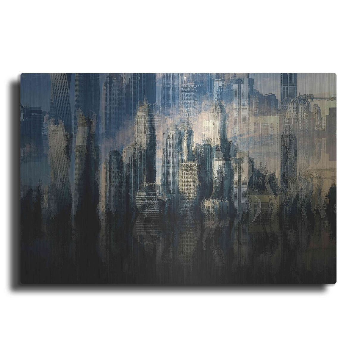 'City in the Sky' by David Manlove – Metal Wall Art