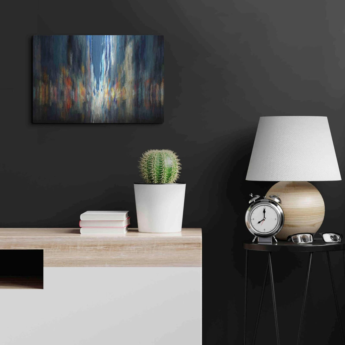 'Downtown7' by David Manlove – Metal Wall Art, 24x16 room view