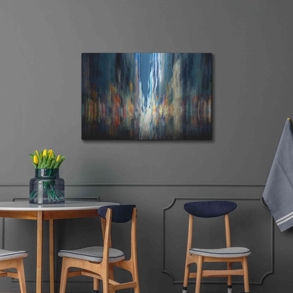 'Downtown7' by David Manlove – Metal Wall Art, 36x24 room view