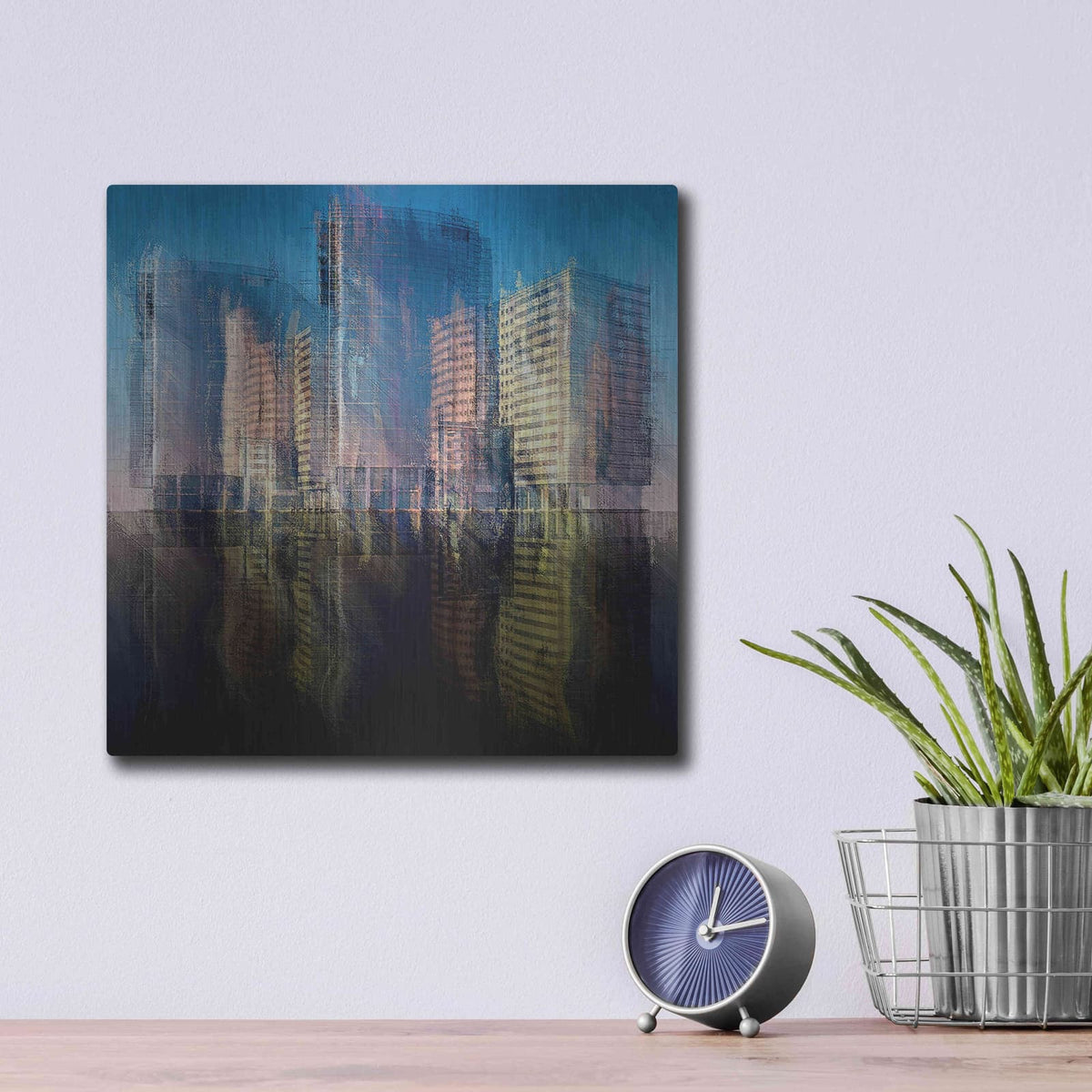 'The Future Is Now' by David Manlove – Metal Wall Art, 12x12 room view