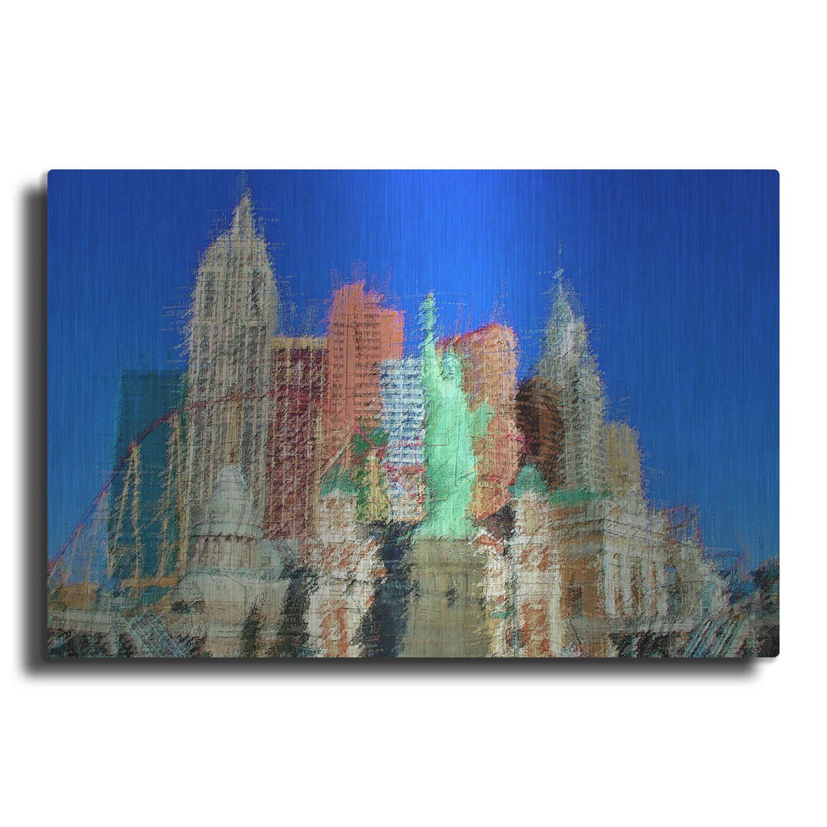 'NewYorkLasVegas' by David Manlove – Metal Wall Art