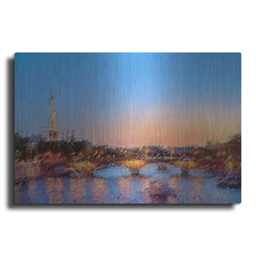 'Seine Eiffle Paris A' by David Manlove – Metal Wall Art