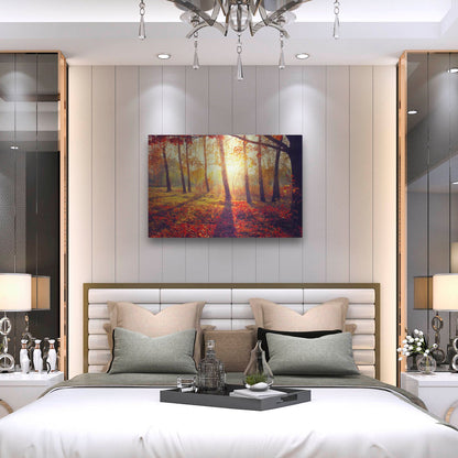 Luxe Metal Art 'Golden Afternoon' Metal Wall Art,36x24