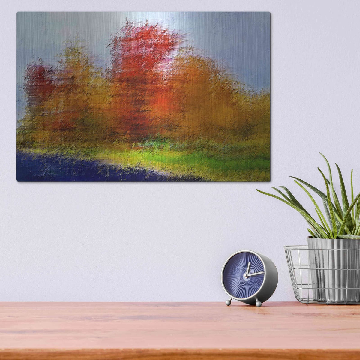 'Colors on the River' by David Manlove – Metal Wall Art, 16x12 room view