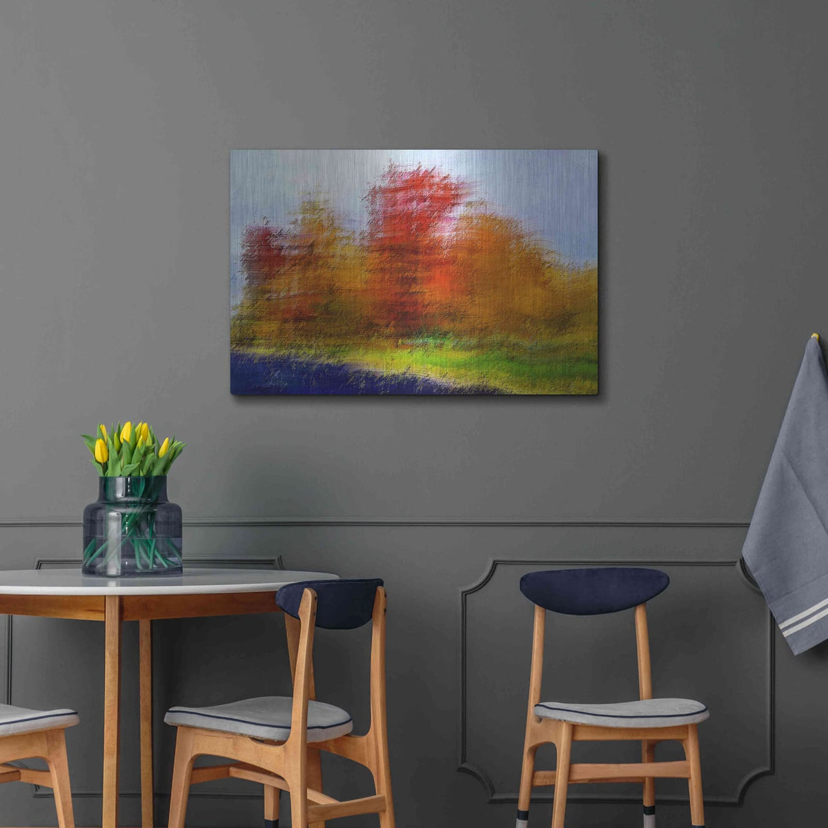 'Colors on the River' by David Manlove – Metal Wall Art, 36x24 room view