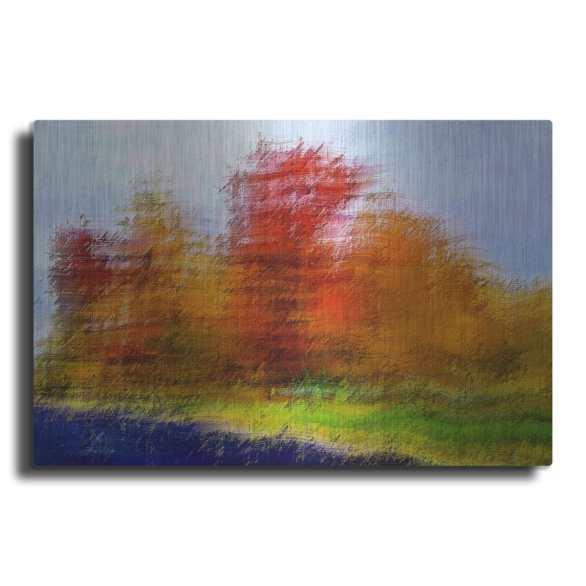 'Colors on the River' by David Manlove – Metal Wall Art