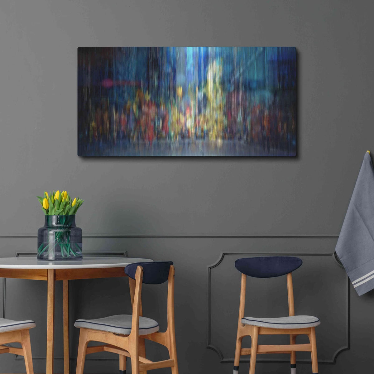 'A Blur of Memories' by David Manlove – Metal Wall Art, 48x24 room view