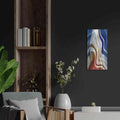 'Liquid Wind' by David Manlove – Metal Wall Art, 12x24 room view