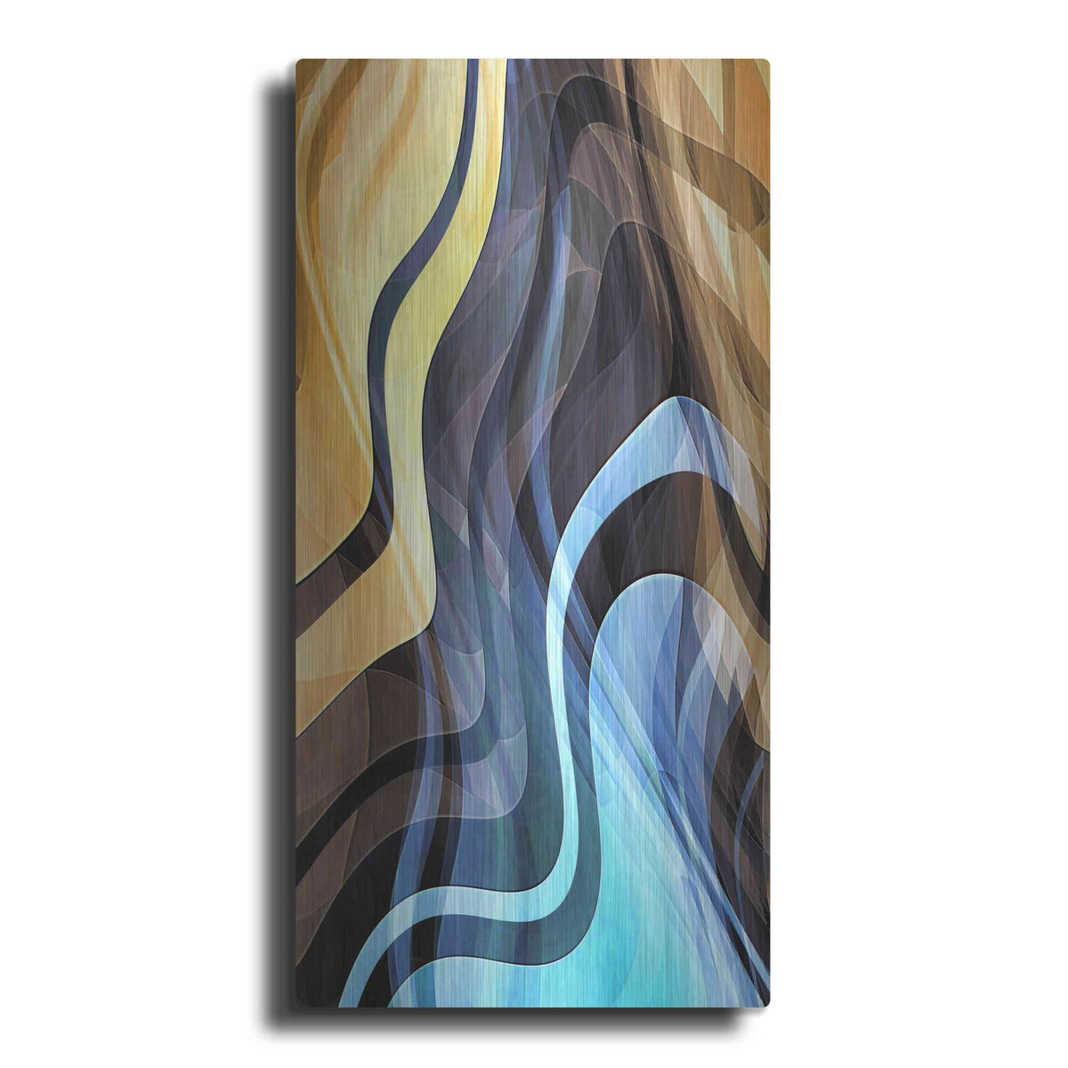 'Vaporizing Gold' by David Manlove – Metal Wall Art
