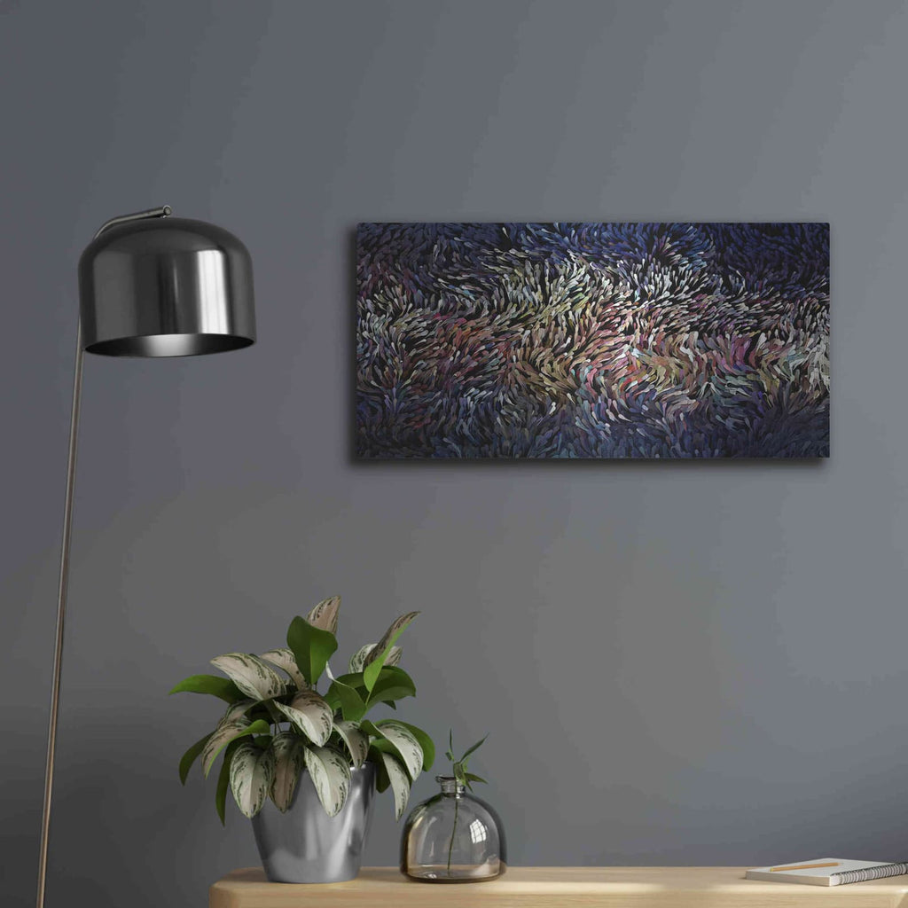 'Chicken of the Sea' by David Manlove – Metal Wall Art, 24x12 room view