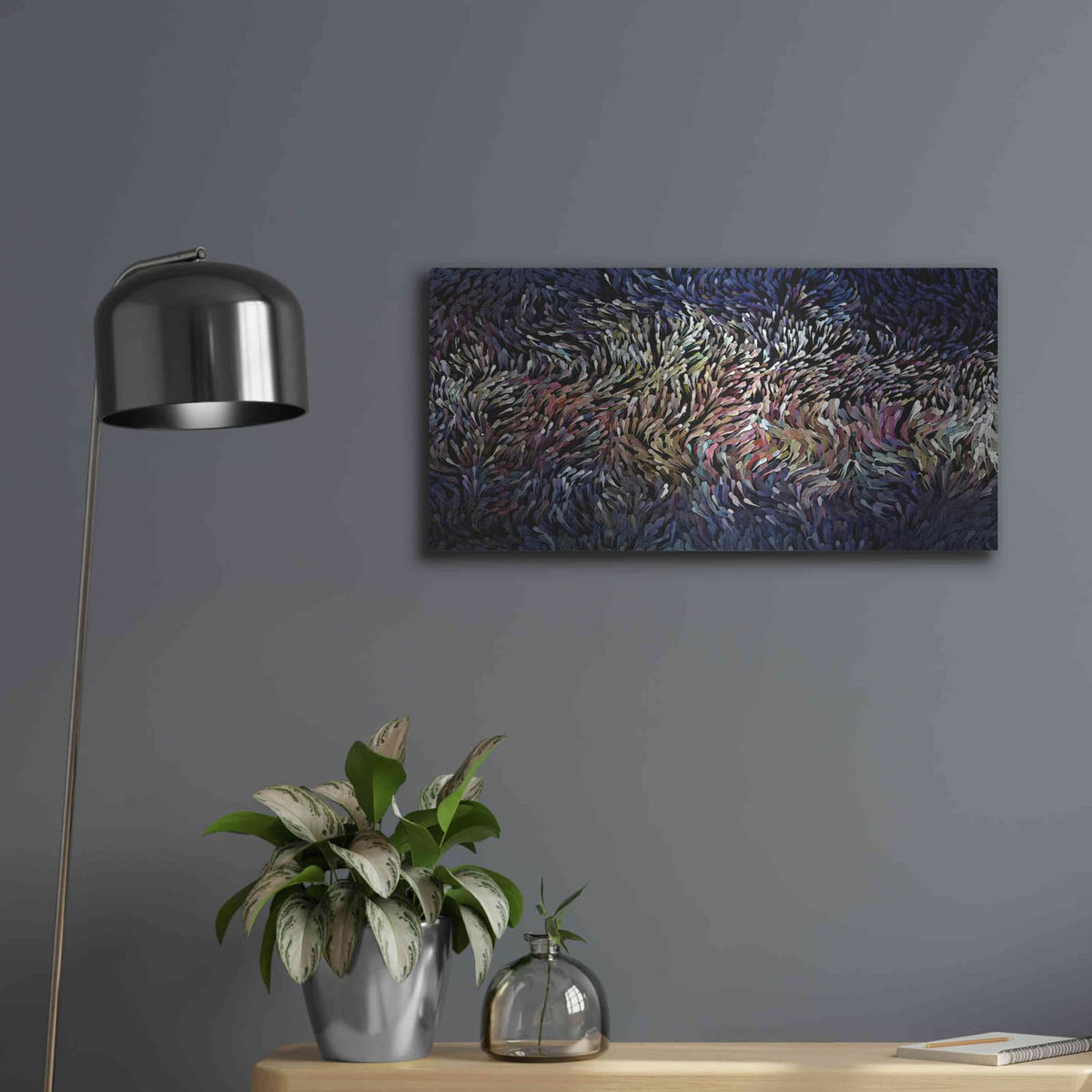 'Chicken of the Sea' by David Manlove – Metal Wall Art, 24x12 room view