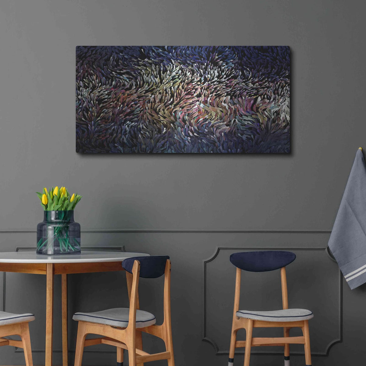 'Chicken of the Sea' by David Manlove – Metal Wall Art, 48x24 room view