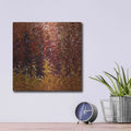 'Fall on Fire' by David Manlove – Metal Wall Art, 12x12 room view